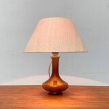 Mid-century Danish glass table lamp by Holmegaard