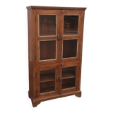 Armoire vitrée ancienne en bois