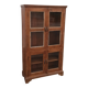 Old wooden glass cabinet