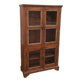 Armoire vitrée ancienne en bois