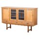 Brutalist Oak Sideboard attributed to Henning Kjærnulf, Denmark, 1960s