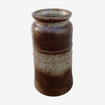 Varnished stoneware vase