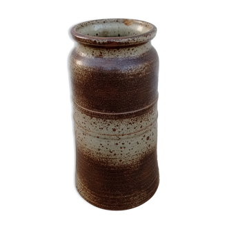 Varnished stoneware vase