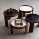Set of 4 nesting tables by Gianfranco Frattini.