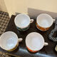Vintage chocolate cup Arcopal lotus 70s pops