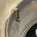 Art deco table lamp, jean perzel (73cm) no. 516 bronze opaline glass 1936