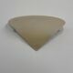 Vintage wall light, chrome and frosted glass, France, 1980.