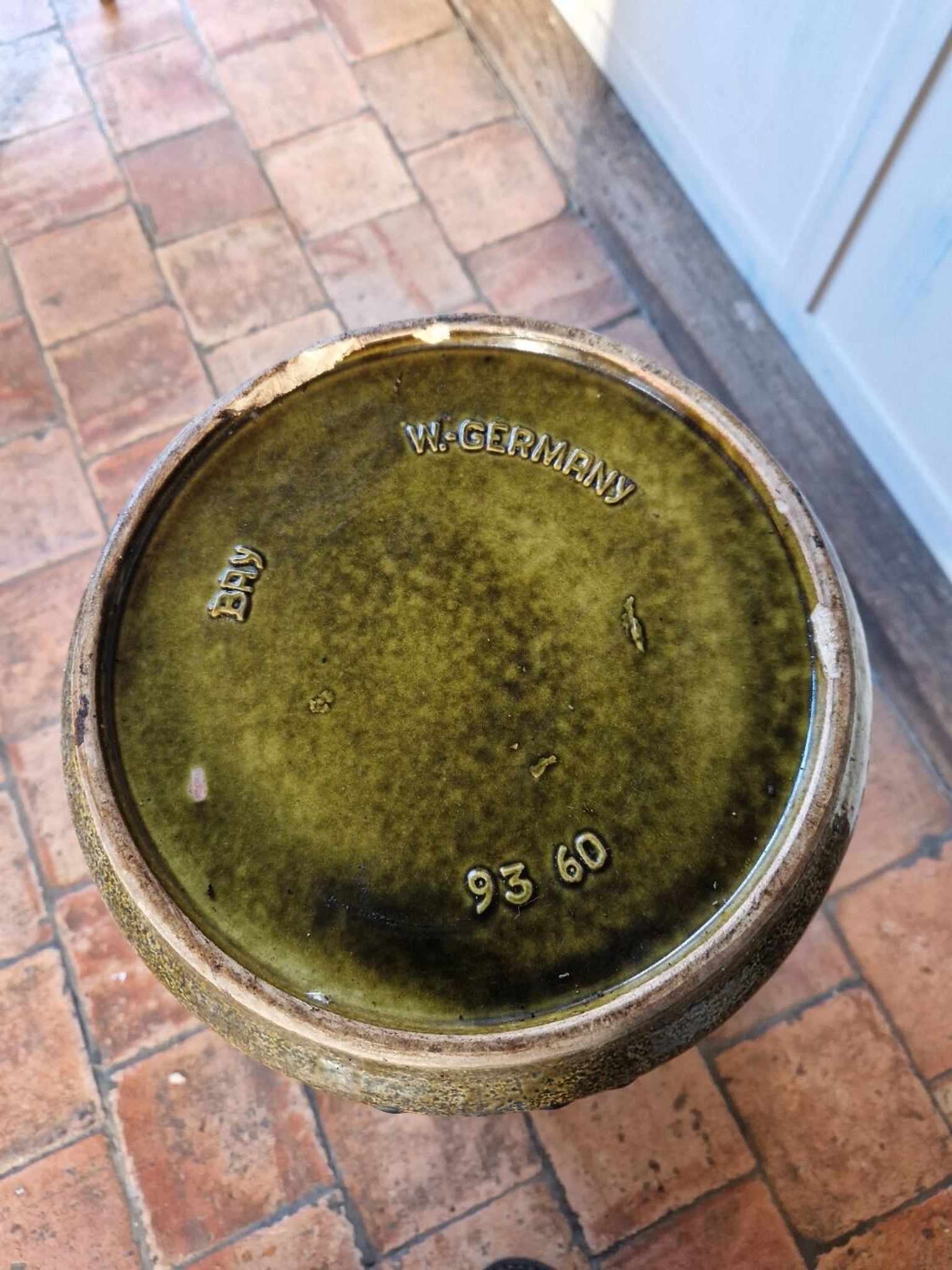 Large floor vase in ceramic Bay Keramik West Germany design 20th century