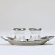 Wilhelm Wagenfeld Mid-Century Max & Moritz Salt Pepper Shakers, WMF, 1950s
