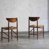 Ensemble de 2 chaises d'appoint par Peter Hvidt & Orla Molgaard
