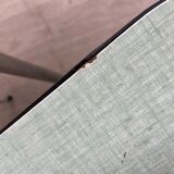 10 mismatched multicolored Formica chairs 60s