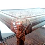 Rattan support cabinet 1960s