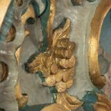 Miroir baroque, fabriqué à la main, années 1960