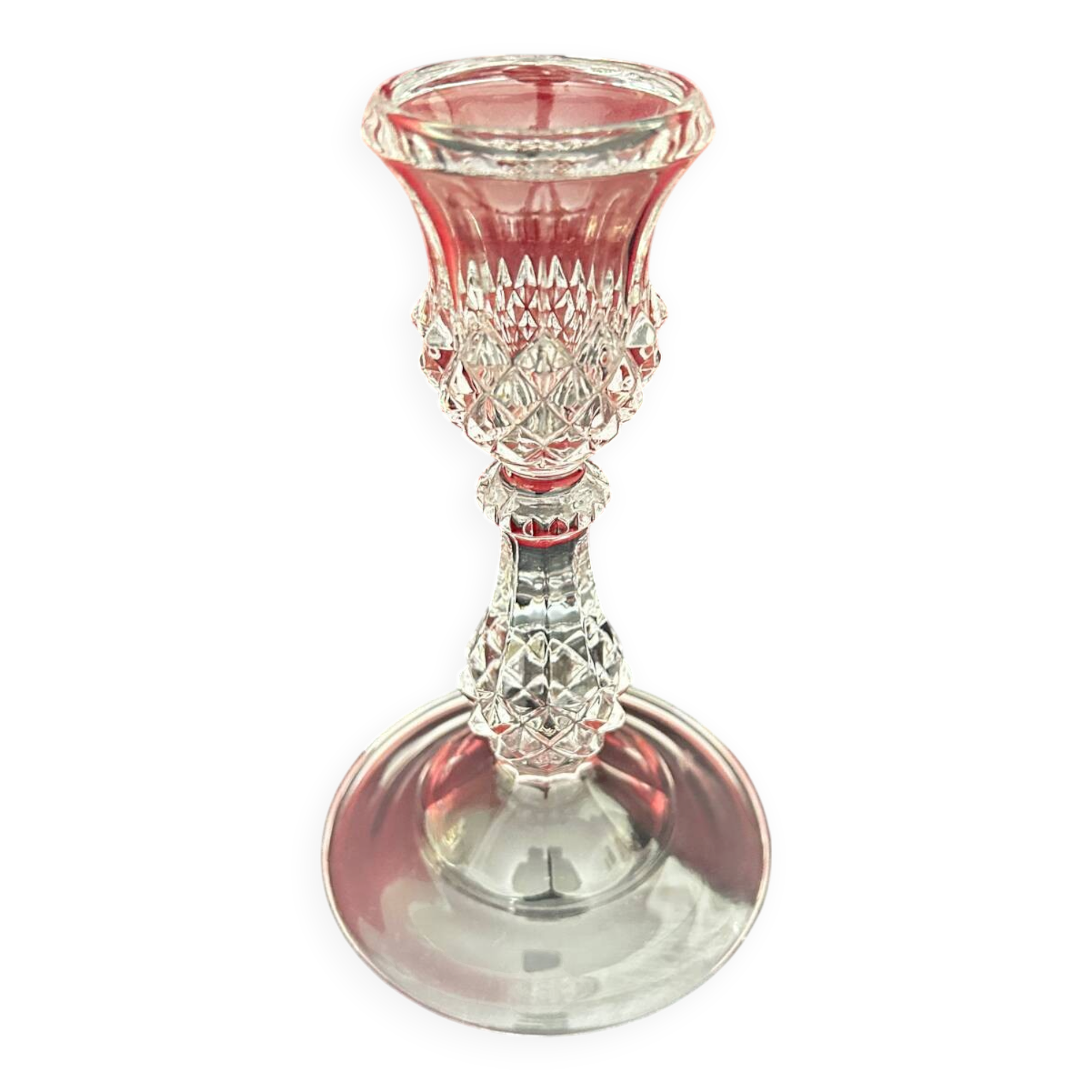 Crystal candle holder