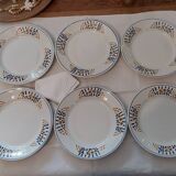 Castre earthenware flat plates, September model