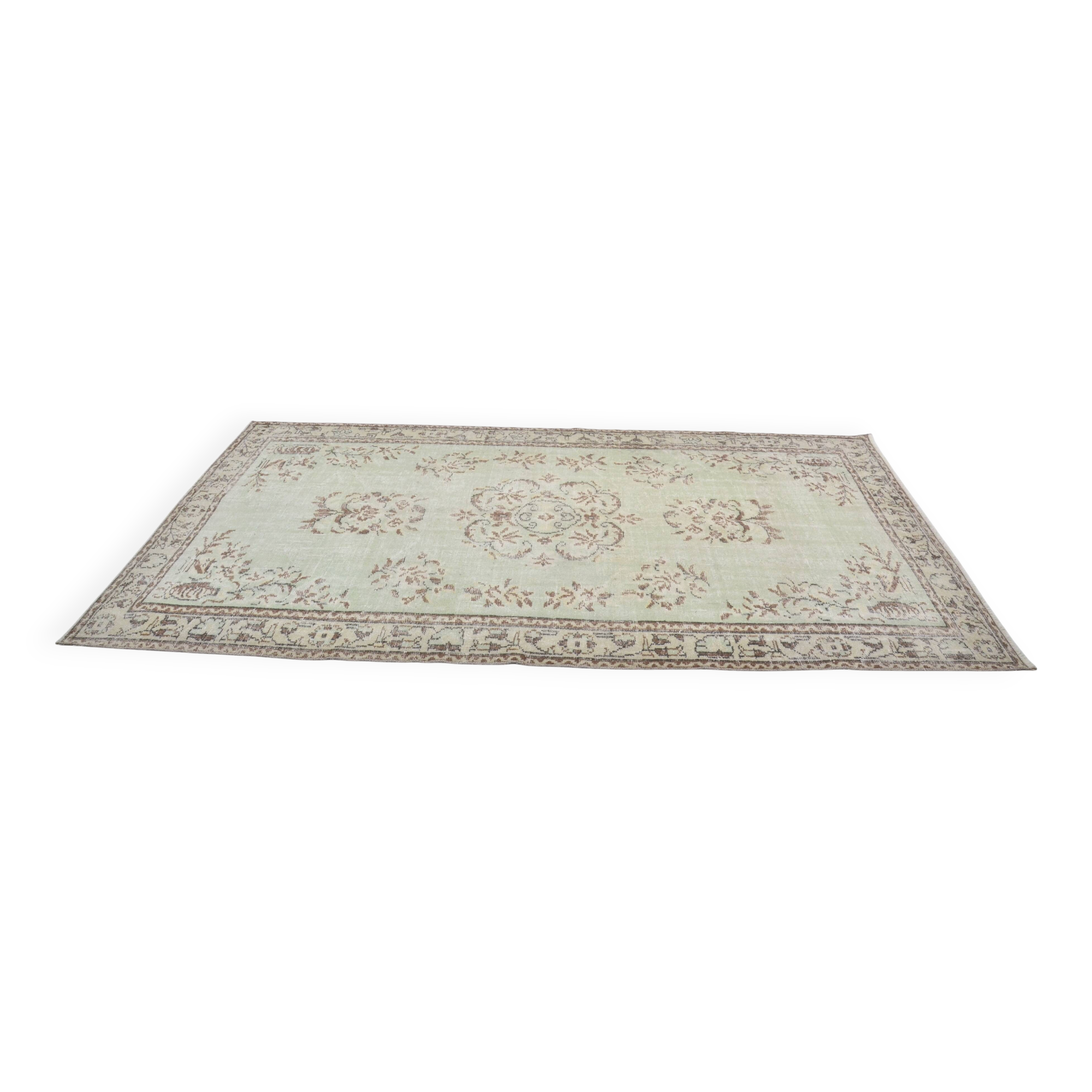 Oushak Tukish Vintage Rug sku 3304