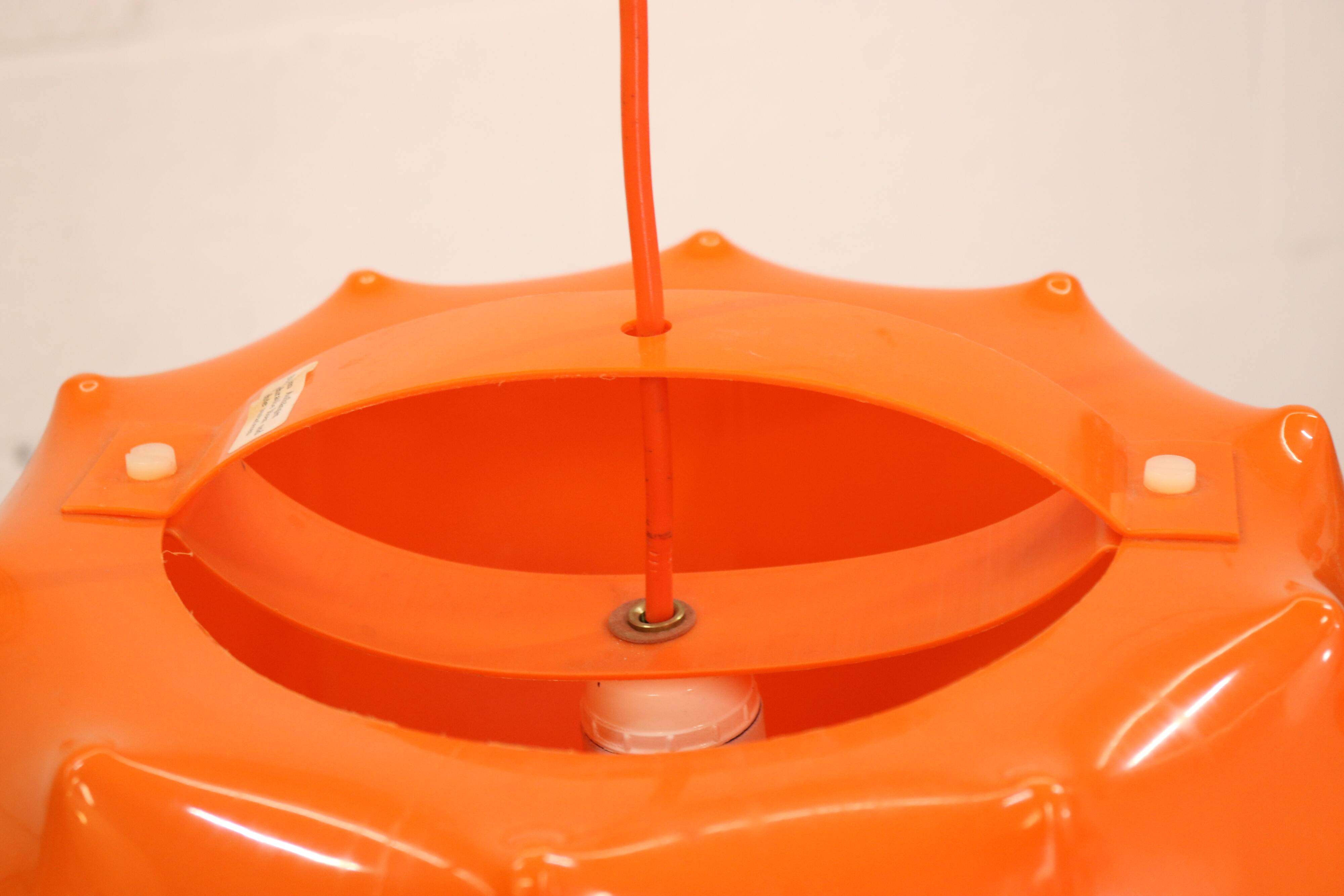 Space age cocoon pendant lamp*** Ilka Plast Waldrode *** German design