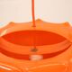 Space age cocoon pendant lamp*** Ilka Plast Waldrode *** German design