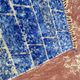 Moroccan Berber rug in royal blue 250x150 cm – geometric pattern – handmade