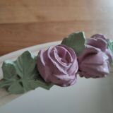 Antique mirror with roses