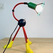 Lampe tripode couleurs primaires années 80