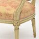 Fauteuil bergère de style Louis XVI