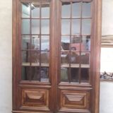 Library display case H234 walnut 19th century