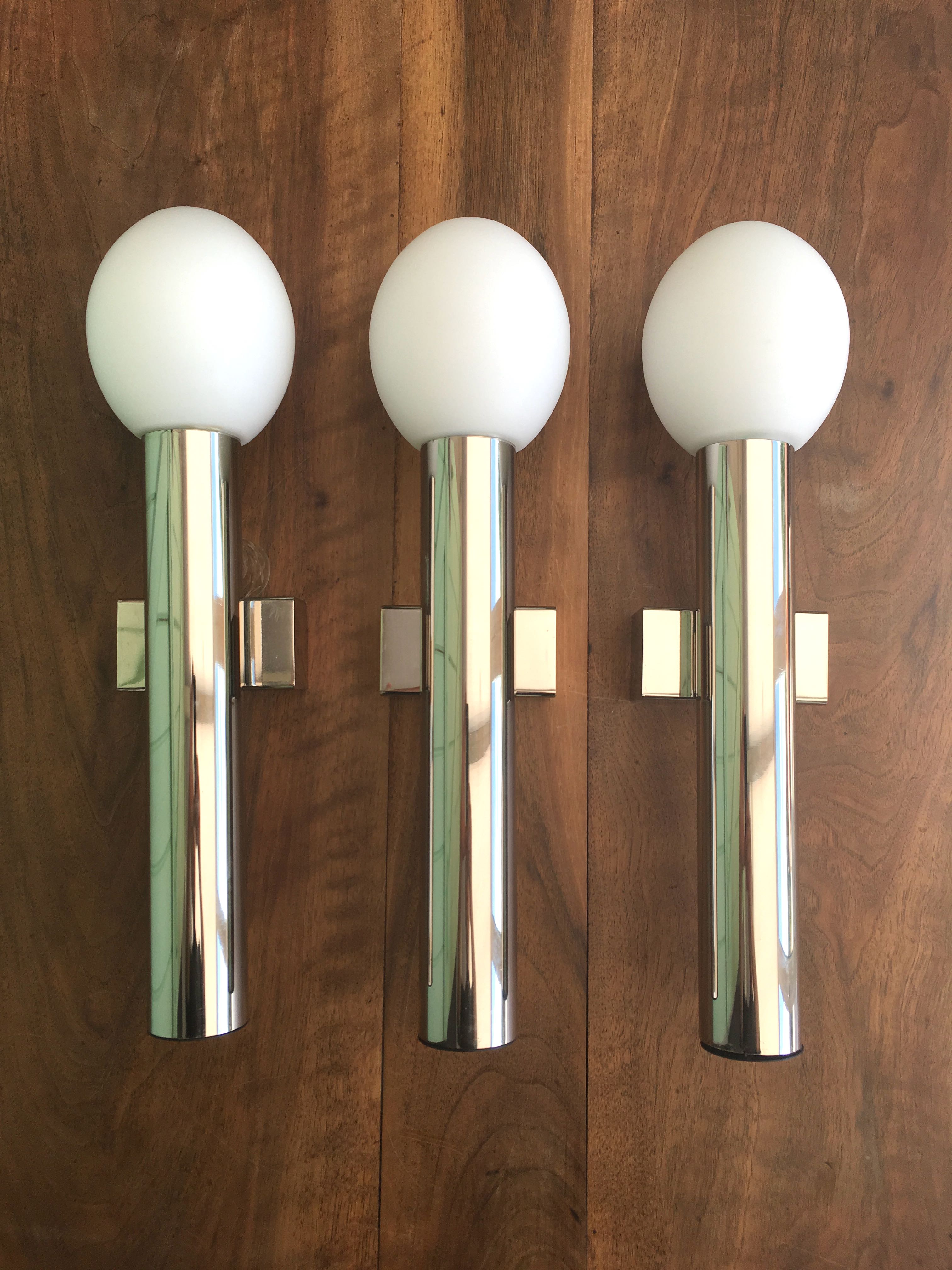 Trio of sconces Sciolari 1970