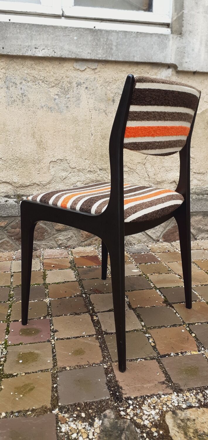 6 vintage Scandinavian chairs year 70