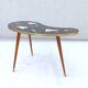 Kidney-shaped coffee table with mosaic top, 1950s