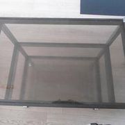 Smoked glass table from the 70s