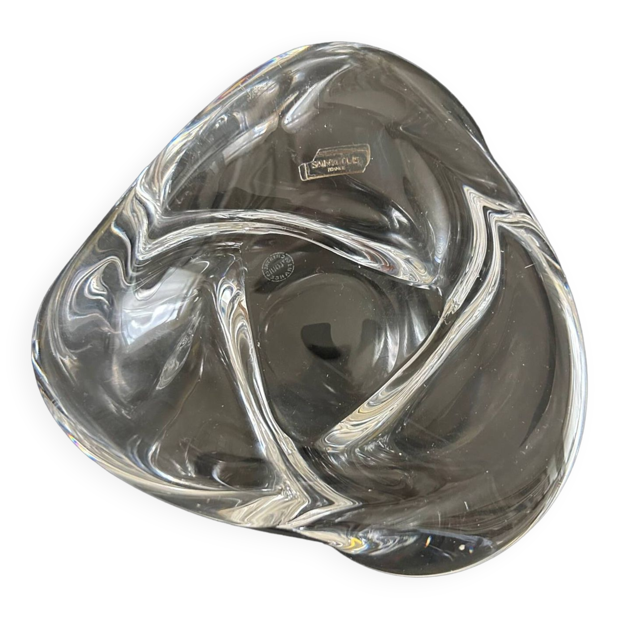 Saint Louis crystal pocket tray