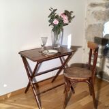 Table folding bamboo feet 1930/1950