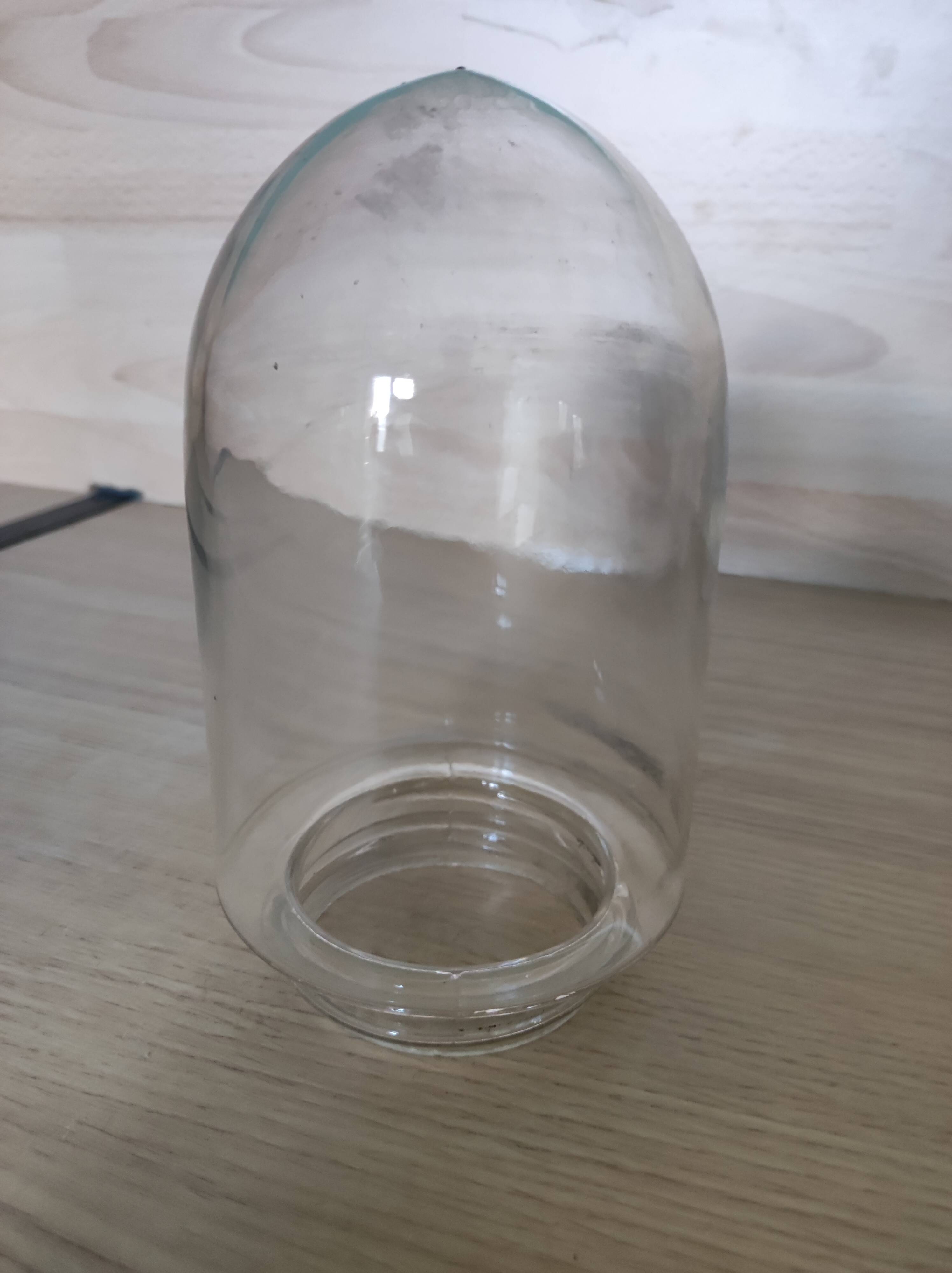 Globe glass lamp shell gooseneck farmyard