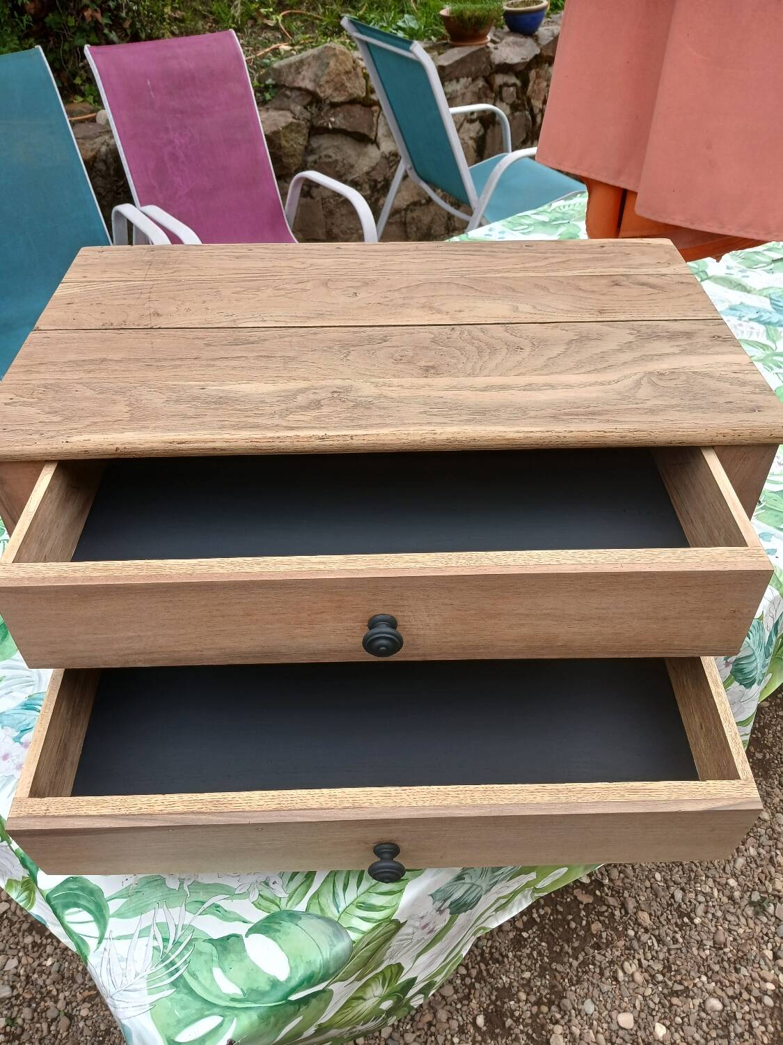 Small old wooden craft piece of furniture