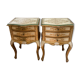 Paire de tables de nuit