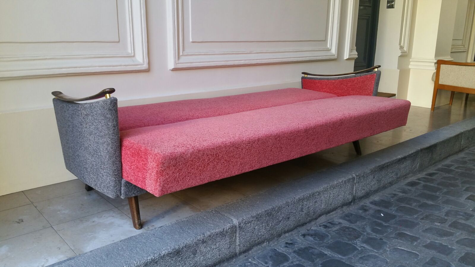 Daybed sofa convertible years 50-60 vintage original perfect state