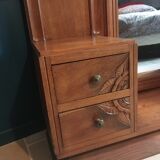 Entrance vanity unit with mirror