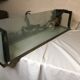 Great art deco bronze and glass wall light 30-40 years