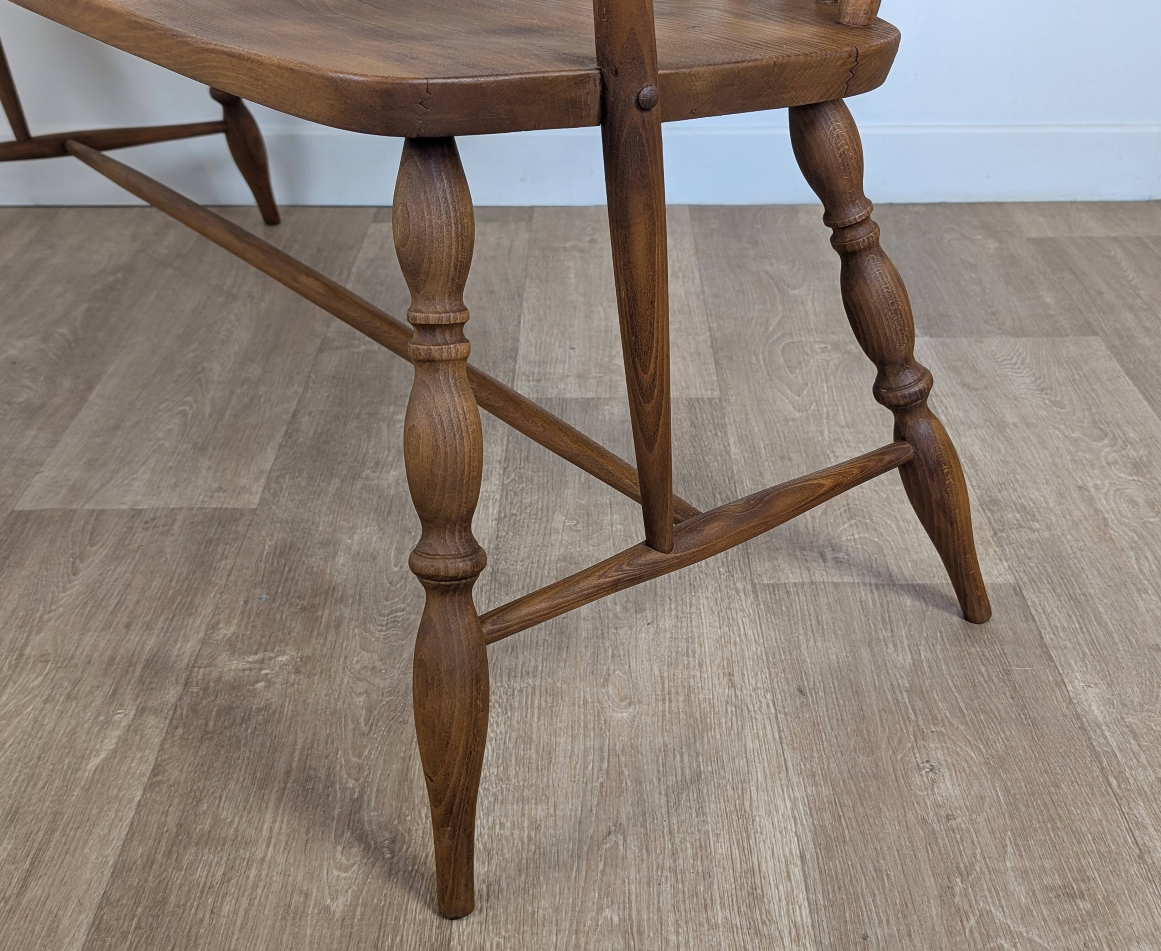 Bench, vintage bench in solid wood