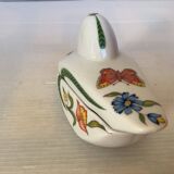 Small bird pocket emptying ring holder butterflies and flowers