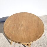 Vintage rattan coffee or side table