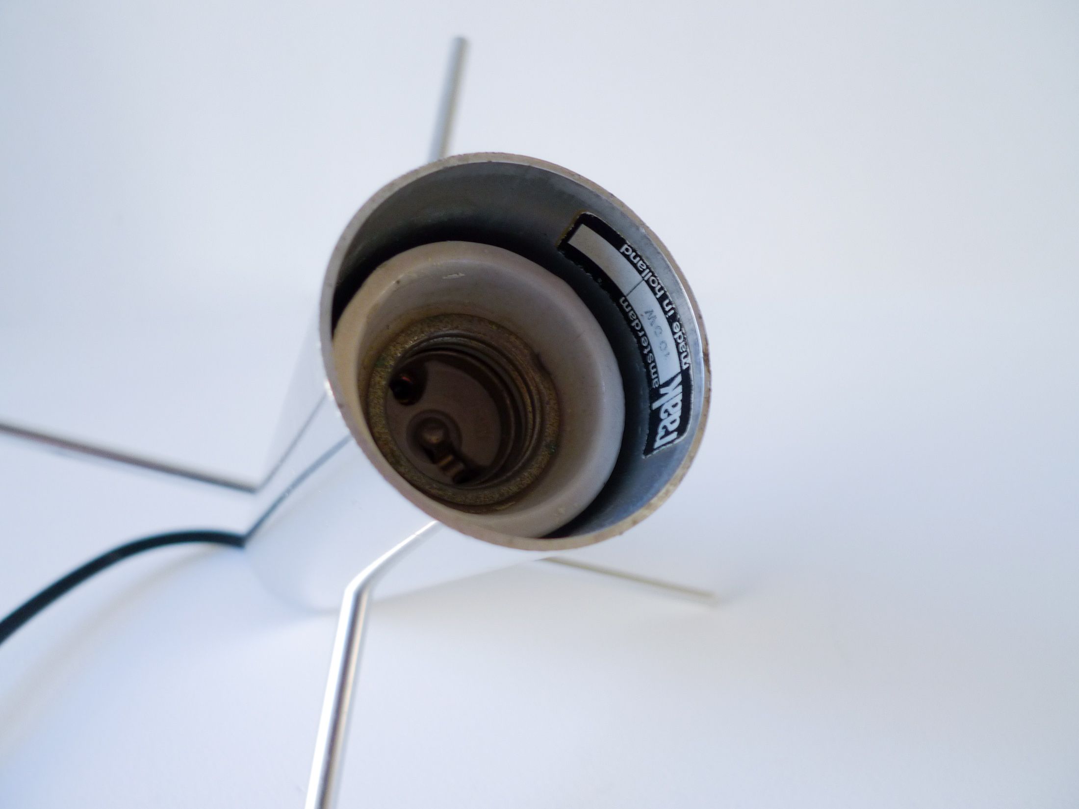Lampe de table "Krekel" moderniste du milieu du siècle par Otto Wasch pour Raak Amsterdam c.1960