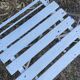2 Folding metal bistro chairs for brasserie, beer, café, terrace, Brasserie