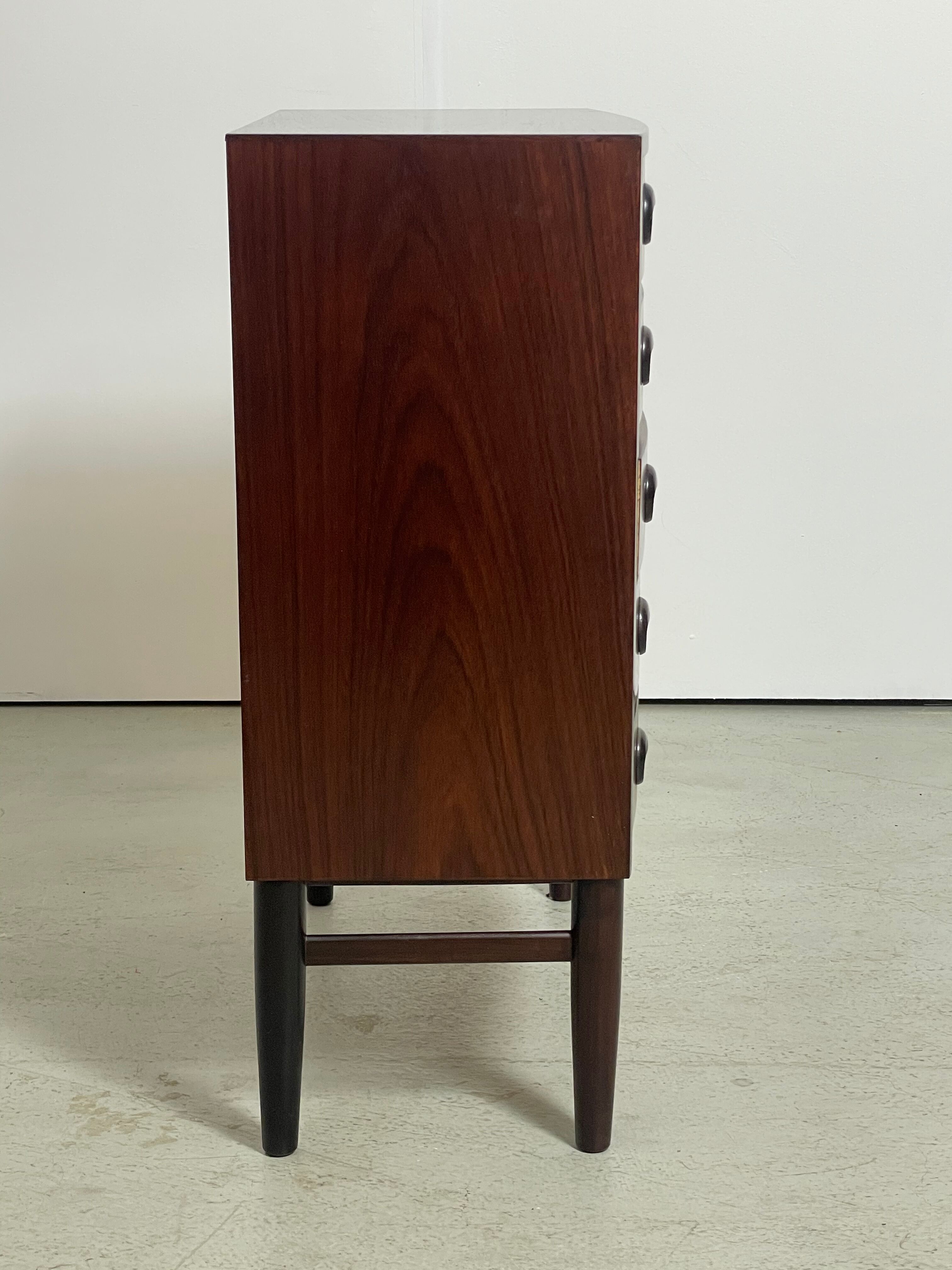 Danish Chest of Drawers in Rosewood by Kai Kristansen 1960s