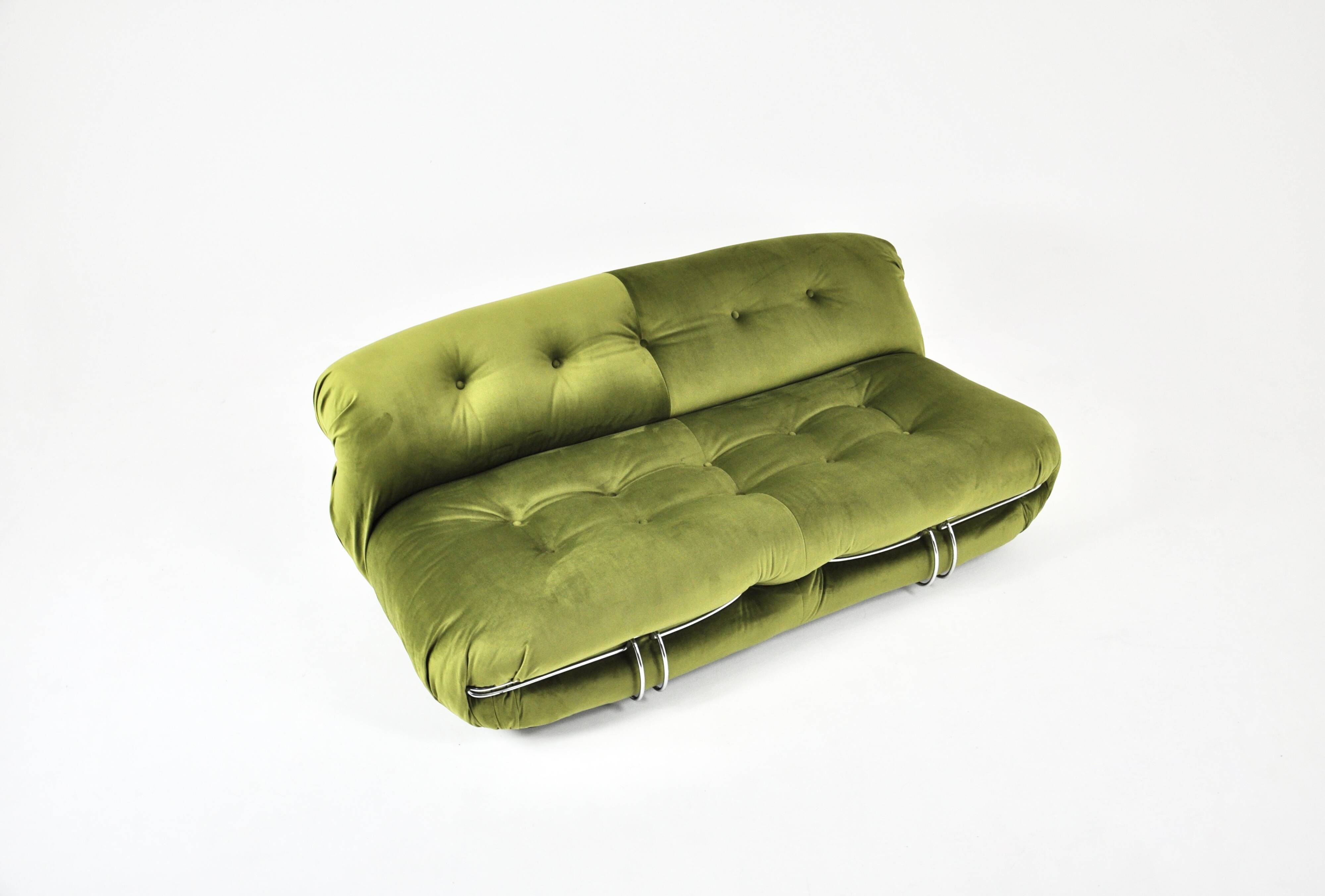 Soriana sofa by Afra & Tobia Scarpa for Cassina, 1970s