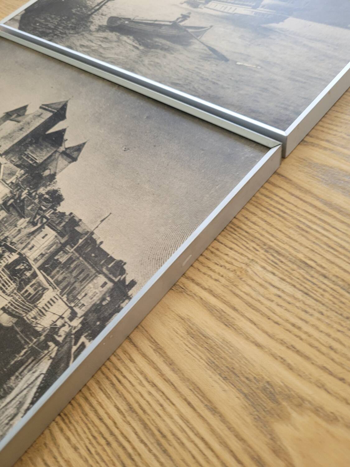 Pair of old photographic reproductions - Annecy