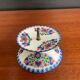 Poljak candle holder from the 1950s-60s in enamelled sheet metal.