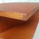 Vtg Mid Century Teak Vinyl Hallway Telephone Chair Table Bench Stool Danish 70s