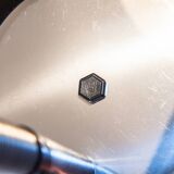 Large aluminium space age chrome lamp 1970